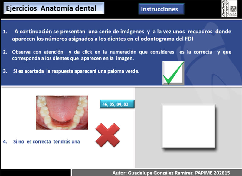 Figura 2: Instrucciones para realizar los ejercicios