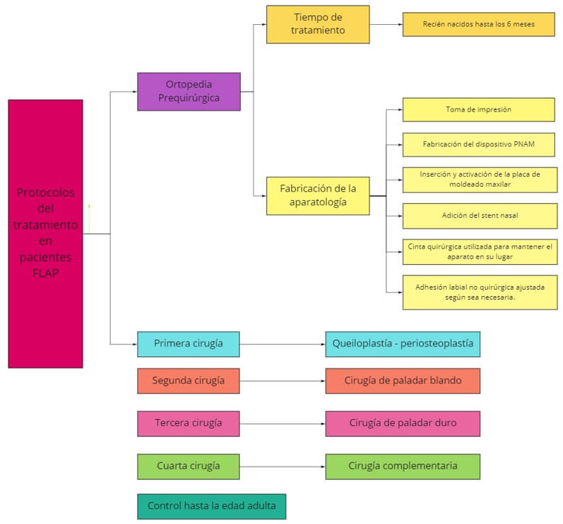 Fig. 6.- Algoritmo de tratamiento para pacientes FLAP. Fuente: Elaboración propia.