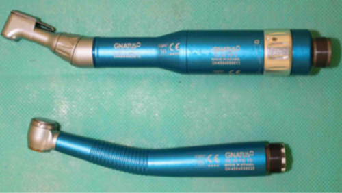 Figura 1a Turbina, Contra-ángulo (Gnatus)