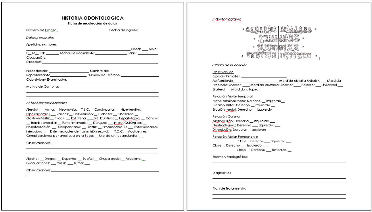 Ficha de recolección de datos