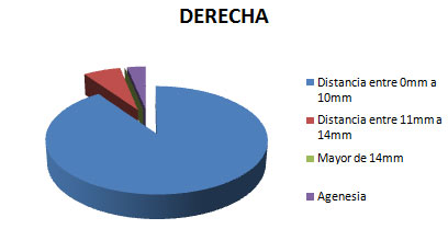 Gráfico Nº 3.1 DISTANCIA 2M AL BORDE DE LA RAMA (Lado Derecho)