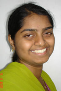 Fig.11 Post treatment extra oral three quarter - smiling