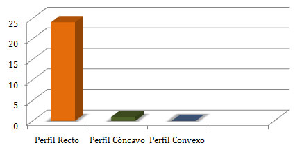 Grafico 3.1 Número de pacientes con tipos de Perfil Facial