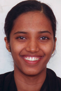Fig.14 Post treatment extra oral frontal smile