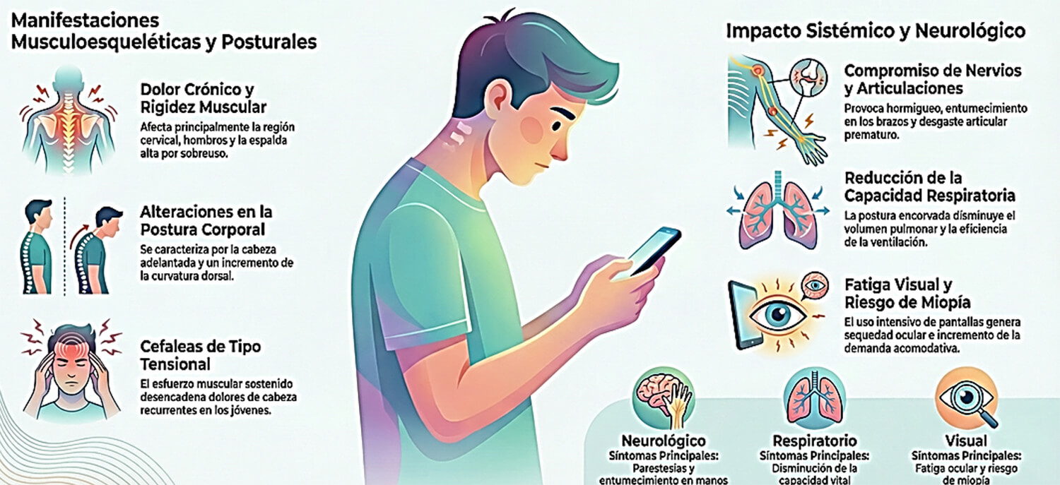 Figura 1: Manifestaciones Clinicas del Text Neck y Complicaciones